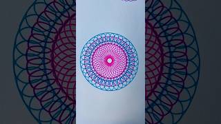Perfect Spirograph Pattern Created In Real Time #spirograph #asmr #satisfying #viral #trending