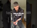 Taping for wrist pain and support