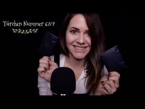 ASMR Entspannung ♡ Wir öffnen Türchen Nummer 6 (9😂) und 7 | ASMR Adventskalender