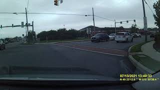 A Near Miss {13 July 2021} - Dash Cam Video