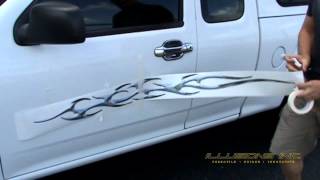 How To Install Vinyl Graphics On Small To Medium Vehicle. Illusions GFX Tampa