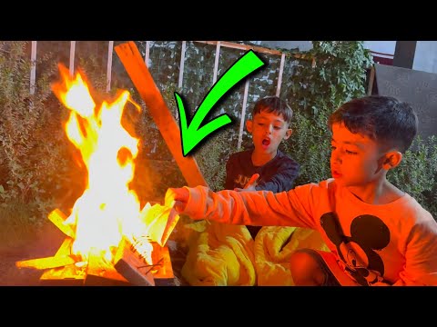 جلسة داخل الحديق بداية الشتاء