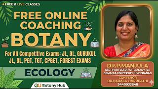 ECOLOGY-ECOLOGICAL SUCCESSION - #EDUCATION #competitive exam preparation #botanymcqs DR.P.MANJULA
