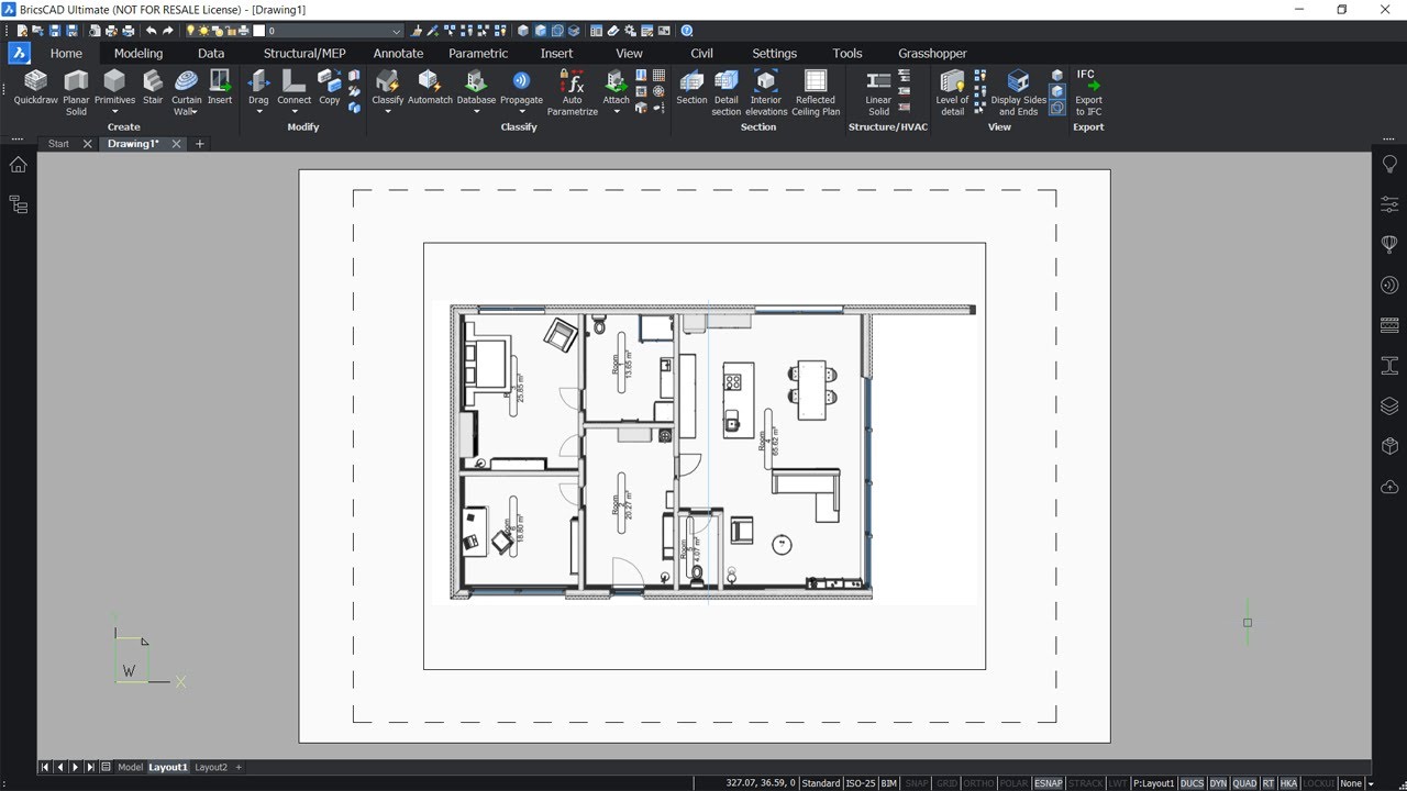 drafting settings in bricscad