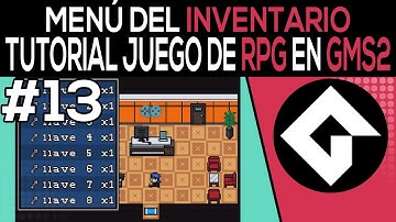 Como Hacer Un RPG En Game Maker Studio 2 [13] - Menú Del Inventario