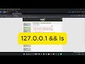 شرح ثغره ال Command Injection باستخدام موقع ال DVWA للمبتدئين