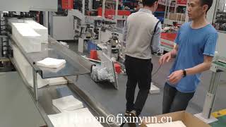 Good price automatic folding tissue paper napkin making machine