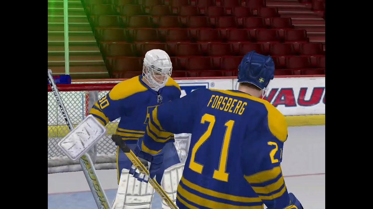 NHL 06 Gameplay (Difficult) | Quarterfinal: Sweden vs. Kazakhstan