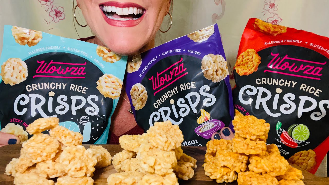 I found these CRUNCHY sticky rice snacks and you know what, they’re ...