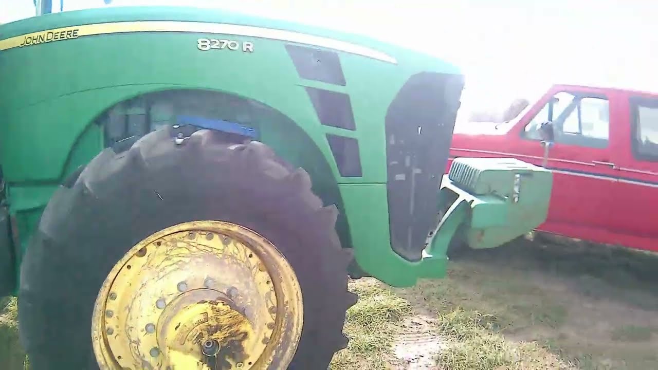 John Deere ILS front drive shaft replacement.