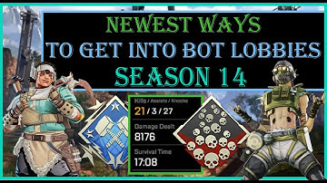 The ONLY REAL WAY To Get Into Bot Lobbies In Apex Legends Season 14