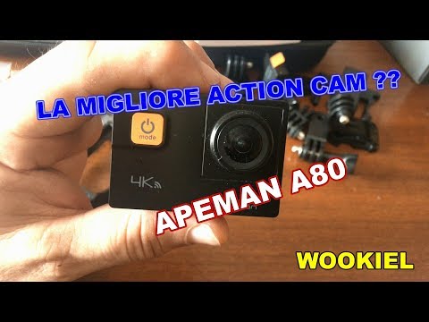 Migliore action cam    Apeman A80   20 Mp - 4K  