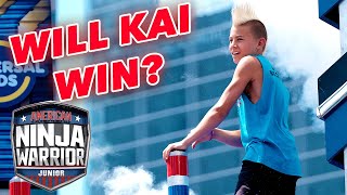 Will Kai 'Mohawk Ninja' Win Season 2?? | American Ninja Warrior Junior | Universal Kids