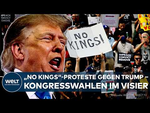 TRUMP: Nationwide "No Kings" protests in the US – why protesters are now focusing on the elections!