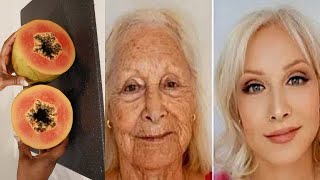 78 LOOKS 25😳 HER NEW SKIN AGE FIGHTING REMEDY AT HOME TO LOOK 20 YEARS YOUNGER