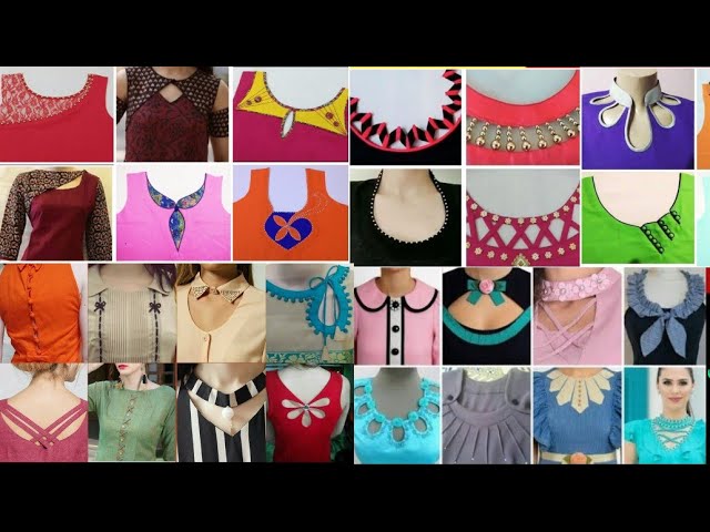 New neck designs for girls dresses, latest 100+ neck design ideas