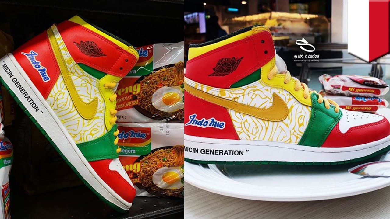 nike jordan x indomie