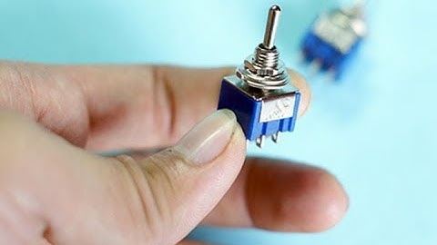 Hướng dẫn chế công tắc đảo chiều cho motor P2-Instructions for processing reversing switch for motor