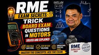 RME Exam Secrets: TRICK BOARD EXAM QUESTIONS IN MOTORS SOLVED AND EXPLAINED screenshot 4
