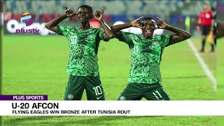 U-20 AFCON: Flying Eagles Win Bronze After Tunisia Rout