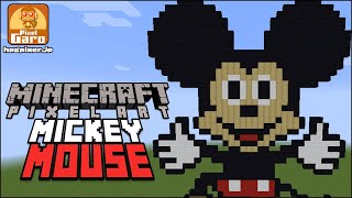 ドット絵 マイクラ 作り方 ミッキーマウス Minecraft Pixel Art Mickey Mouse Youtube ドット絵 マイクラ 作り方 ミッキーマウス Minecraft Pixel Art Mickey Mouse Youtube