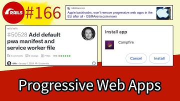 Ruby on Rails #166 PWA (Progressive Web Apps) in Rails 8