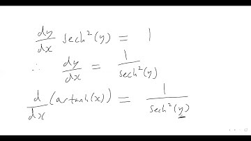 HOW DO YOU DIFFERENTIATE artanh(x)? (DERIVATIVES OF HYPERBOLIC INVERSE FUNCTIONS,ARTANH, CHAIN RULE)