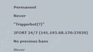 when you have a good reaction time and get banned for trigger bot