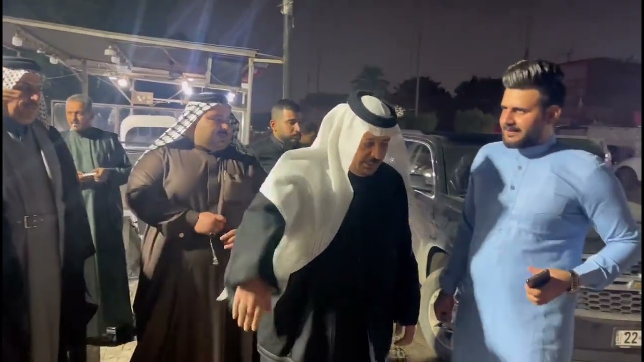 زيارة الشيخ براق الكعود ألى مضيف الشيخ نعيم العبادي رائيس عام عشائر آل عبدالله