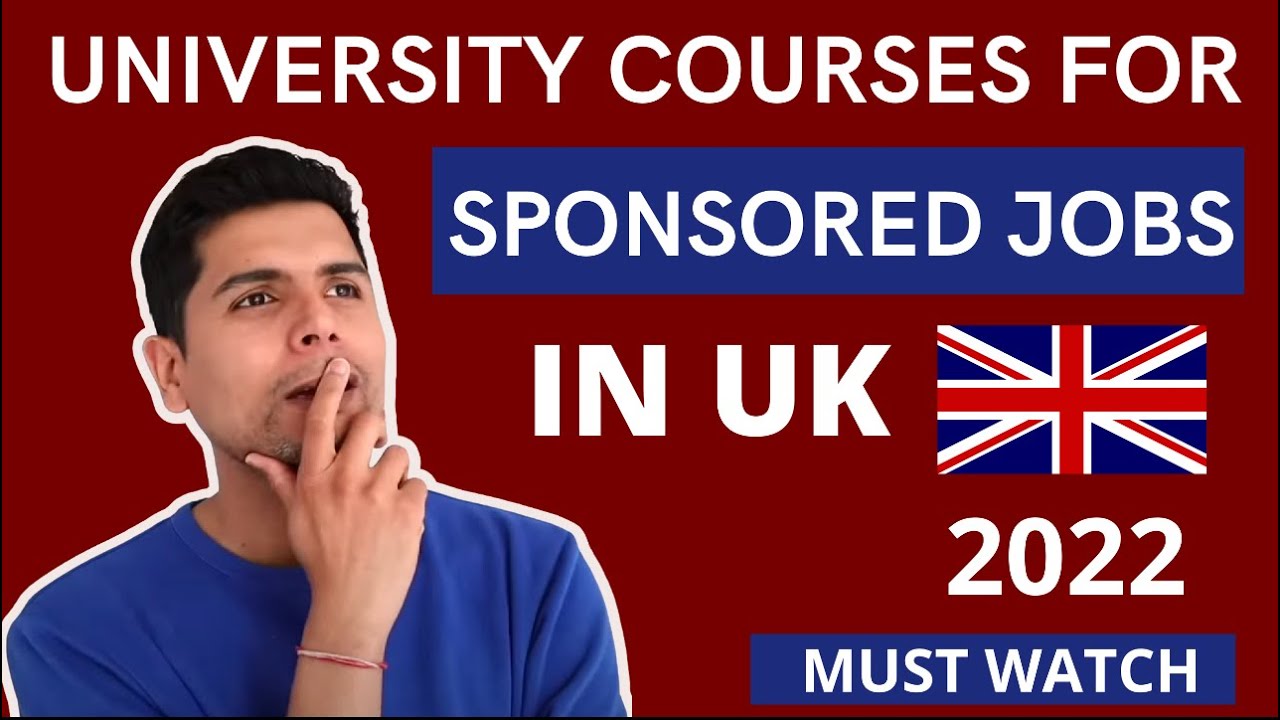 UNIVERSITY COURSES For Sponsored JOBS In UK Student Help UK YouTube University Courses For Sponsored Jobs In Uk Student Help Uk Youtube