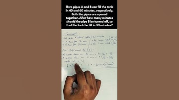 Pipe and Cisterns Quant Question #shorts #tricks #quant #ibps #ibpspo  #sbi #sbipo #bankingexams