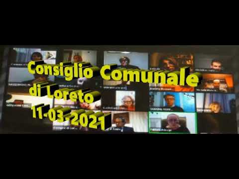 Consiglio Comunale di Loreto dell'11 marzo 2021