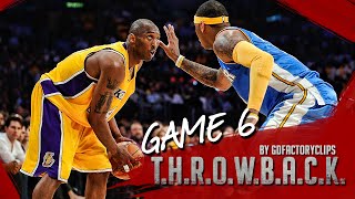 Throwback: Kobe Bryant vs Carmelo Anthony Full Duel Highlights 2009 WCF G6 Lakers at Nuggets - SICK!