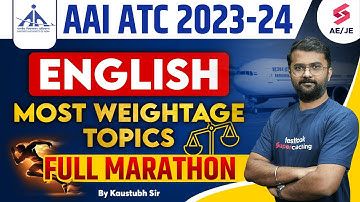 AAI ATC Previous Year Question Paper English | AAI ATC English Classes 2023 | By Kaustubh Sir