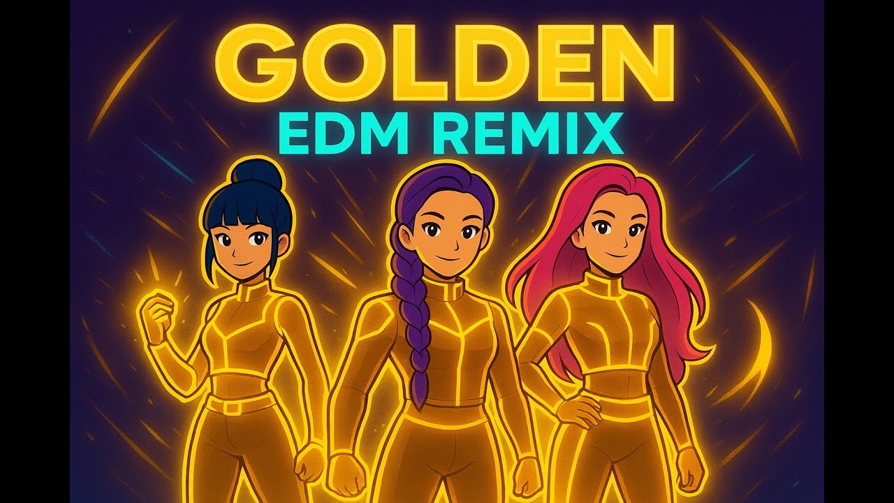 HUNTR/X - Golden (EDM Remix) | Euphoric Festival Rework ⚡✨