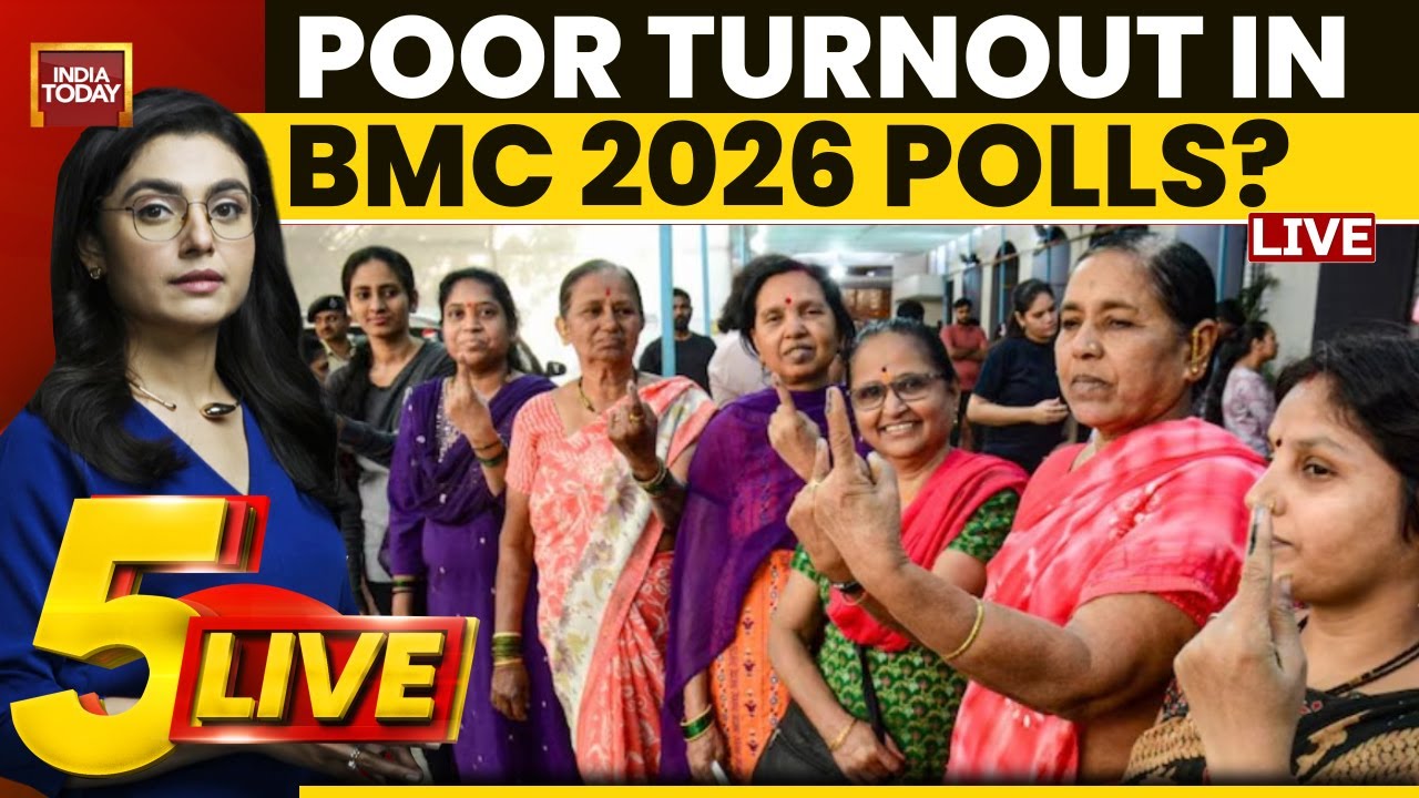 BMC Election 2026: Poor Voter Turnout In Richest Civic Body? | Mumbai 'Erasable Ink' Row | 5ive LIVE