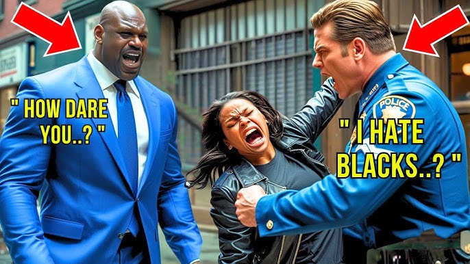 Racist Cop Punches Big Shaq's Daughter, But Big Shaq Destroys Him with One  Punch... - YouTube