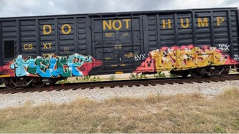 DO NOT HUMP??? CSX Freight Train Has a Car With That Painted On It!!