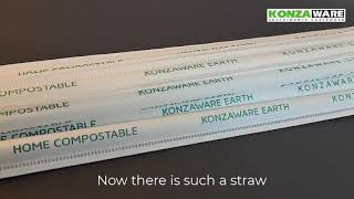 Biodegradable Plastic Straws by KonzaWare