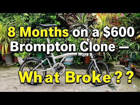 I Rode a $600 Chinese Brompton Clone for 8 Months — What Broke, What Held Up