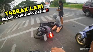 T4BRAK LARI‼️ PELAKUNYA KABUR GAK TANGGUNG JAWAB | Apess Nubr*k Temen Sampe Knalpot Copot