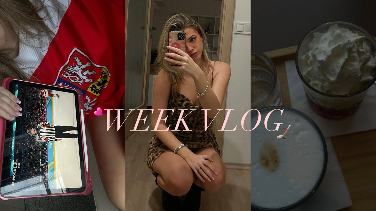 WEEK VLOG - hokej, žurnalistika, ples🎀