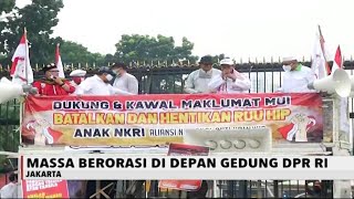 Demo Tolak RUU Haluan Ideologi Pancasila, Massa Bertahan di Depan Gedung DPR RI - iNews Sore 24/06