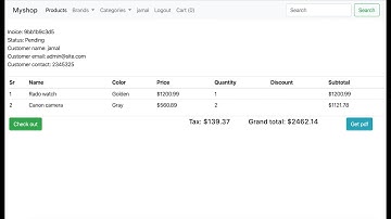 ecommerce online shop How to Generate Dynamic PDF  using flask, python tutorial  part 39