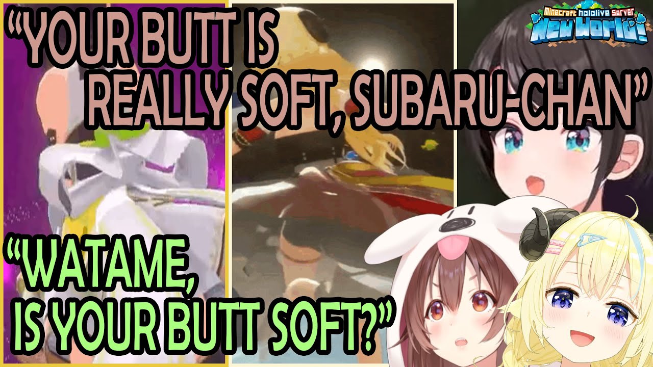 Korone, Subaru, and Watame Talked About Butts, 24-Hour Stream, Disneyland (while teasing Subaru ofc)