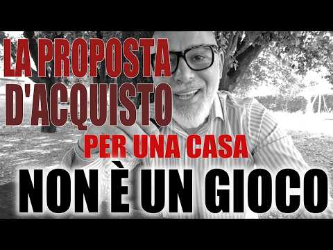 Video La proposta d'acquisto per una casa non è un gioco, e non può essere neanche un tentativo.