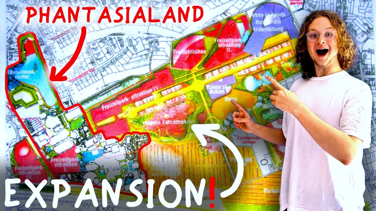 Alte PHANTASIALAND EXPANSIONSPLÄNE sind UNGLAUBLICH