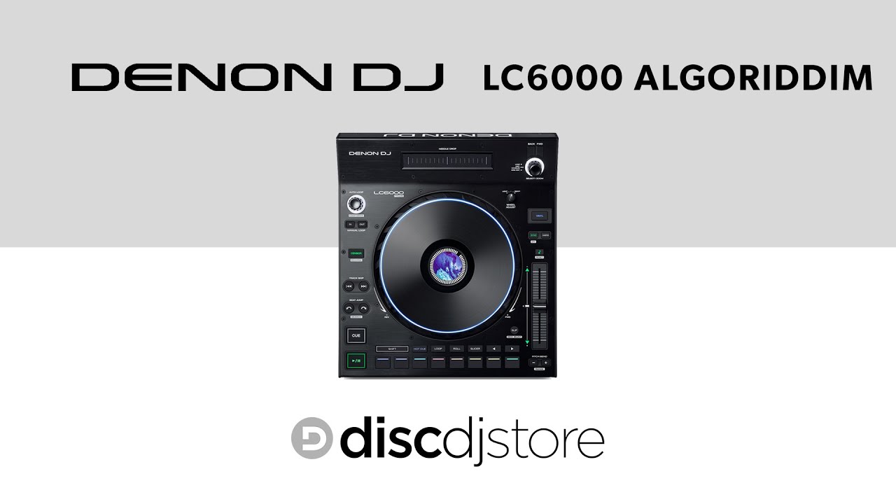 Denon DJ LC6000 Algoriddim - The Disc DJ Store - YouTube