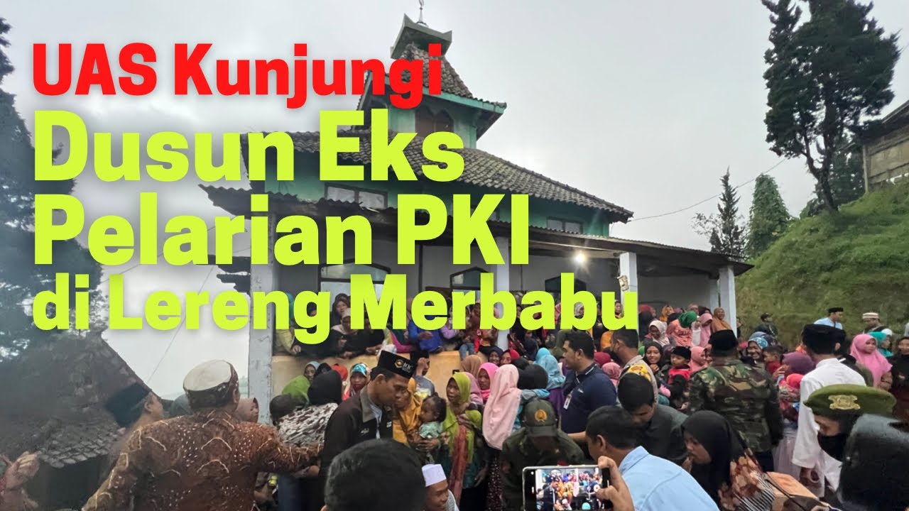 Seru‼️UAS Kunjungi Dusun di Lereng Merbabu | Ust Salim A Fillah & Ust Luqman bagi-bagi Minyak Goreng