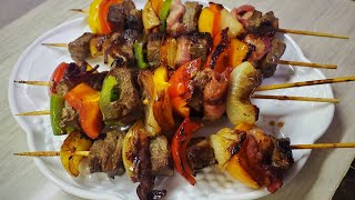 BROCHETAS DE RES/PINCHOS DE CARNE